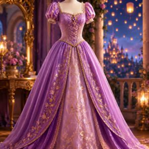 Vestido Real da Rapunzel